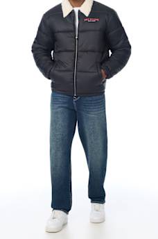 SHERPA COLLAR PUFFER JACKET