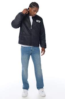 TRUE ALLOVER PRINT LINED PUFFER JACKET