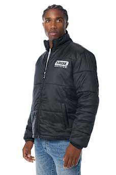 TRUE ALLOVER PRINT LINED PUFFER JACKET