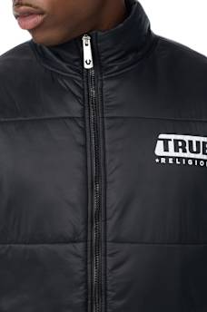 TRUE ALLOVER PRINT LINED PUFFER JACKET