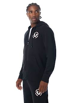 TRUE PUFF-PRINT ZIP HOODIE