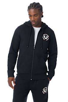 TRUE PUFF-PRINT ZIP HOODIE