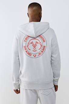 TRUE PUFF-PRINT ZIP HOODIE