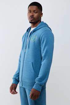 TRUE PUFF-PRINT ZIP HOODIE