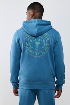 TRUE PUFF-PRINT ZIP HOODIE