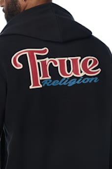 MULTI-LOGO ZIP HOODIE