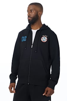 MULTI-LOGO ZIP HOODIE