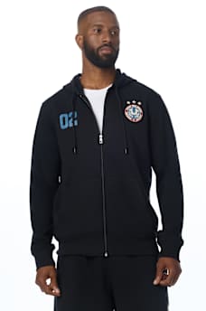 MULTI-LOGO ZIP HOODIE