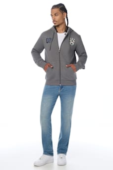 MULTI-LOGO ZIP HOODIE