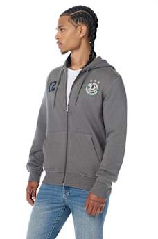 MULTI-LOGO ZIP HOODIE