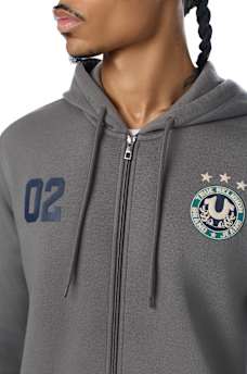 MULTI-LOGO ZIP HOODIE