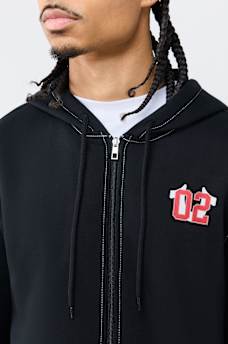 CONTRAST MFG ZIP HOODIE