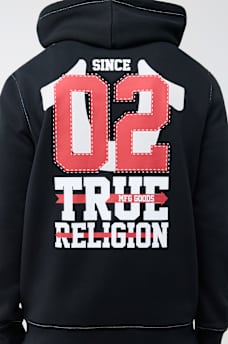 CONTRAST MFG ZIP HOODIE
