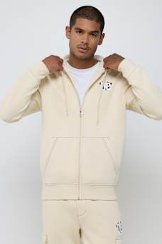 CONTRAST MFG ZIP HOODIE