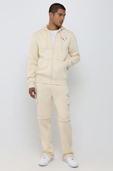CONTRAST MFG ZIP HOODIE