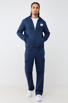 CONTRAST MFG ZIP HOODIE