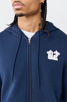 CONTRAST MFG ZIP HOODIE