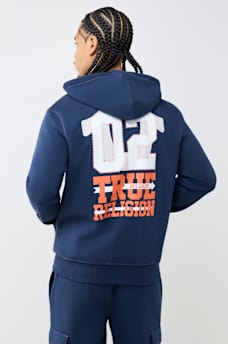CONTRAST MFG ZIP HOODIE