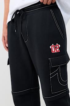 CONTRAST MFG CARGO SWEATPANT
