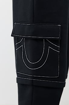 CONTRAST MFG CARGO SWEATPANT