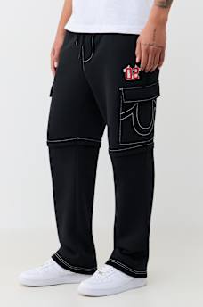 CONTRAST MFG CARGO SWEATPANT