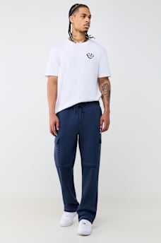 CONTRAST MFG CARGO SWEATPANT