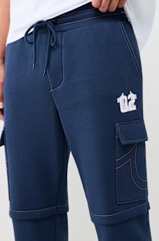 CONTRAST MFG CARGO SWEATPANT