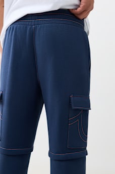 CONTRAST MFG CARGO SWEATPANT