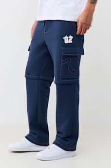 CONTRAST MFG CARGO SWEATPANT