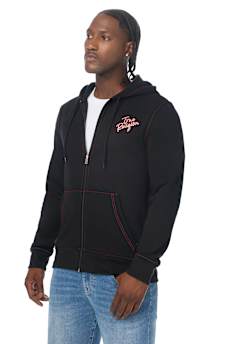 TRUE CONTRAST ZIP HOODIE