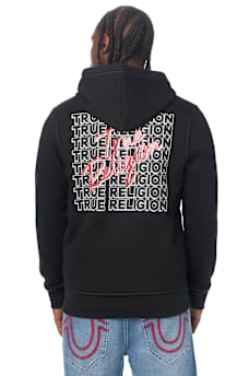 TRUE CONTRAST ZIP HOODIE