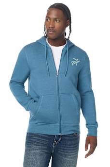 TRUE CONTRAST ZIP HOODIE