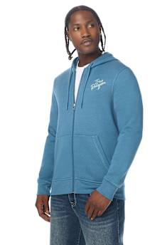 TRUE CONTRAST ZIP HOODIE