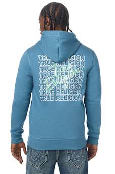 TRUE CONTRAST ZIP HOODIE