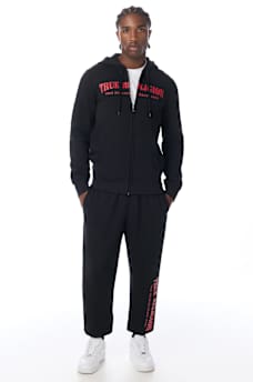 TRUE STITCH LOGO ZIP HOODIE
