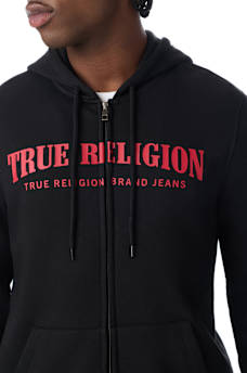 TRUE STITCH LOGO ZIP HOODIE