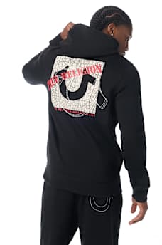 TRUE STITCH LOGO ZIP HOODIE