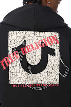 TRUE STITCH LOGO ZIP HOODIE