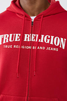 TRUE STITCH LOGO ZIP HOODIE