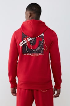 TRUE STITCH LOGO ZIP HOODIE
