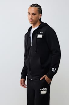 WORLD TOUR RHINESTONE ZIP HOODIE