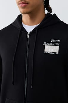WORLD TOUR RHINESTONE ZIP HOODIE