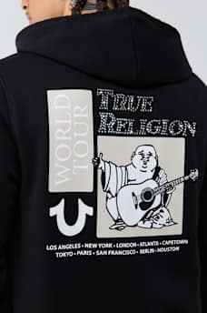 WORLD TOUR RHINESTONE ZIP HOODIE