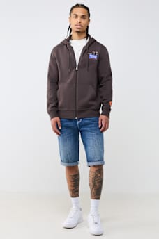 WORLD TOUR RHINESTONE ZIP HOODIE