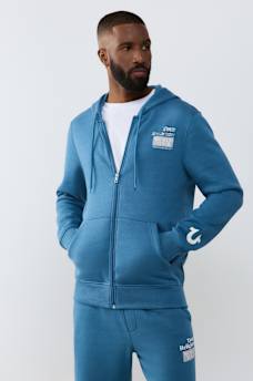 WORLD TOUR RHINESTONE ZIP HOODIE