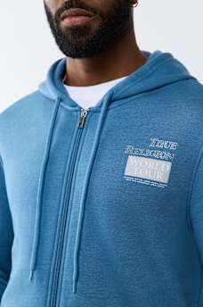 WORLD TOUR RHINESTONE ZIP HOODIE