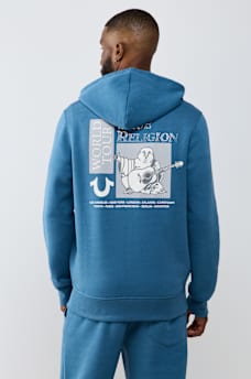 WORLD TOUR RHINESTONE ZIP HOODIE