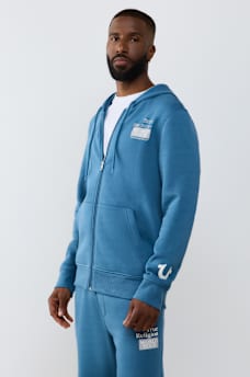 WORLD TOUR RHINESTONE ZIP HOODIE