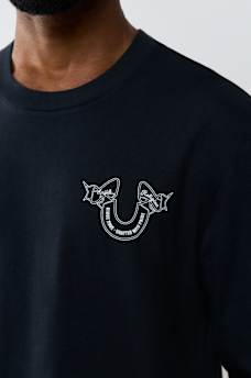 MULTI-LOGO LONG SLEEVE TEE