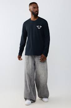 MULTI-LOGO LONG SLEEVE TEE